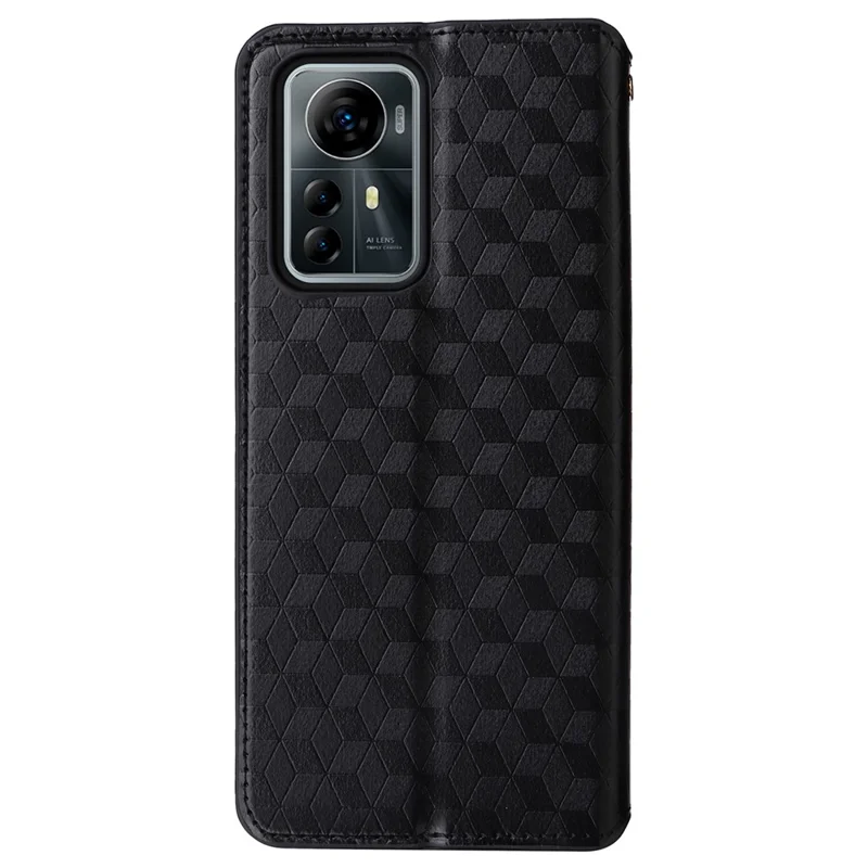 For ZTE Blade V41 Smart / Blade A72s / Optus X Max Leather Case Wallet Stand Phone Cover - Black