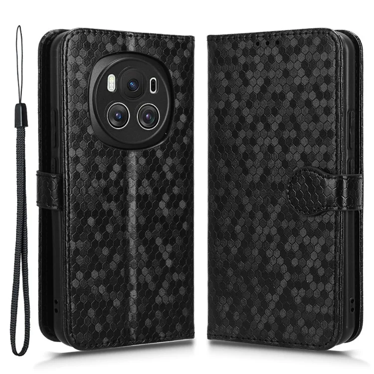 Étui en cuir pour téléphone Magic6 5G For Honor - Noir