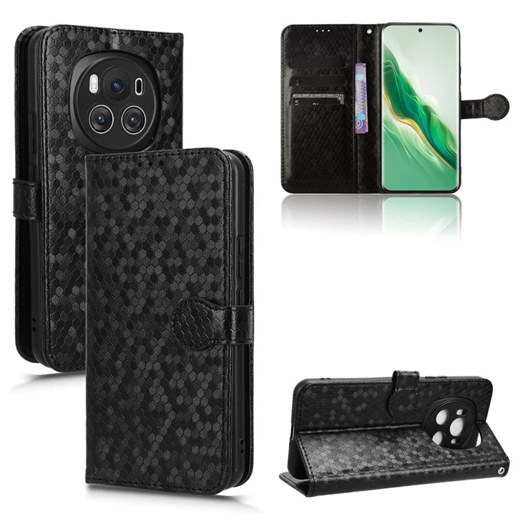 Étui en cuir pour téléphone Magic6 5G For Honor - Noir