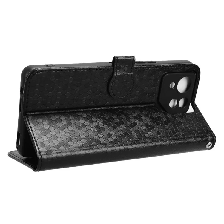 Para Asus ROG Phone 8 Pro 5G / 8 5G Capa de Carteira de Telefone Padrão Pontilhado em Couro PU - Preto