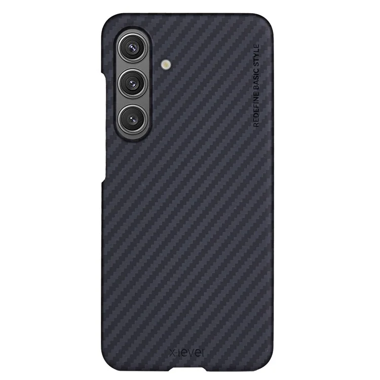 X-LEVEL For Samsung Galaxy S24+ Case Slim Anti-Scratch PC Phone Cover Carbon Fiber Texture