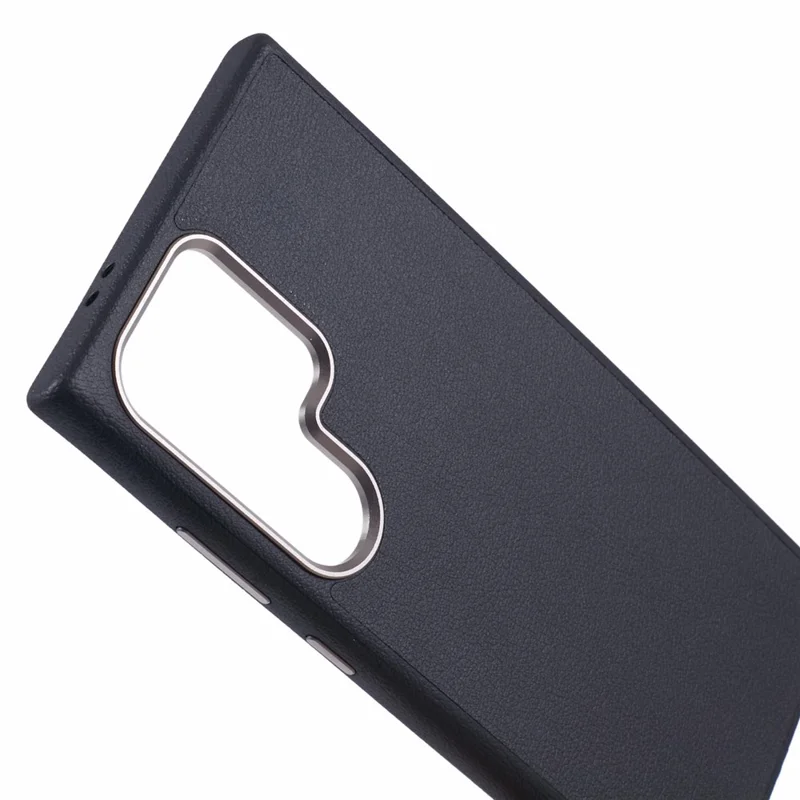X-LEVEL For Samsung Galaxy S24 Ultra Magnetic Case PU Leather Shockproof Back Cover - Black