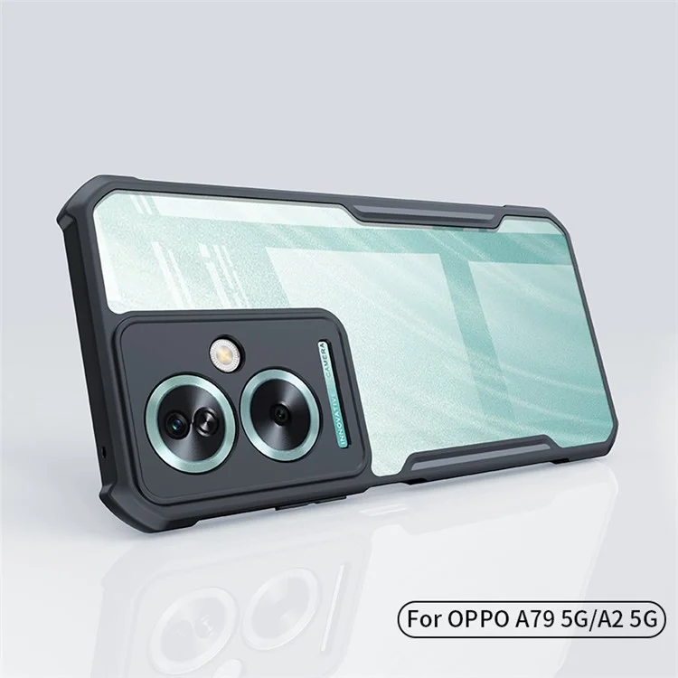 XUNDD per Oppo A79 5G / A2 5G Custodia per telefono Slim-Fit Anti-Graffio Acrilico+TPU Protettore per telefono