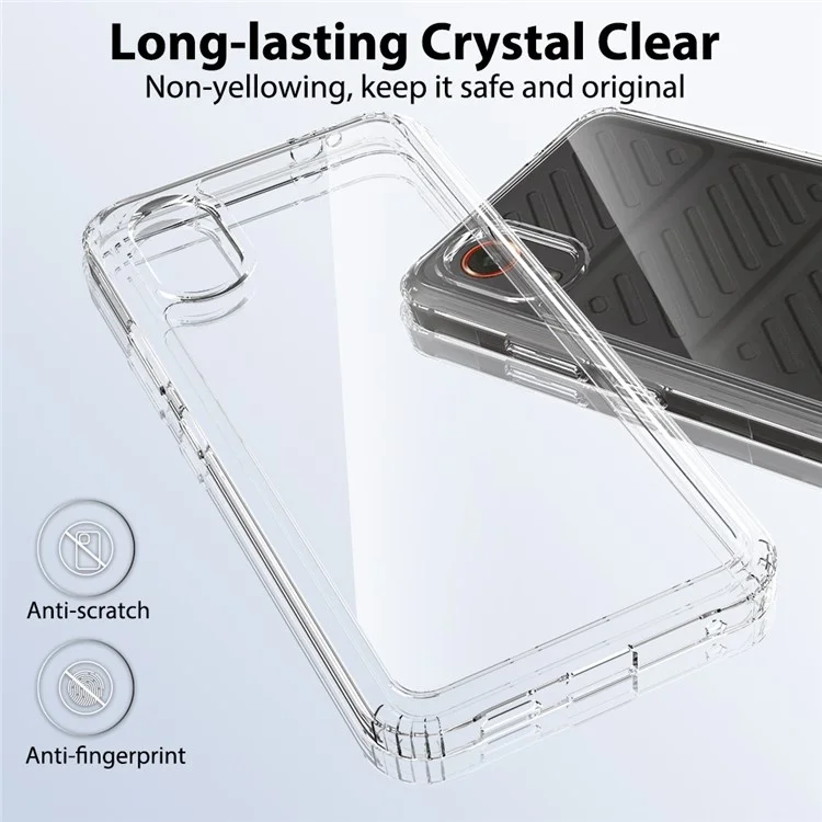 Per Samsung Galaxy Xcover7 Custodia Ibrida TPU+Acrilico Anti-Graffio Cover per Telefono