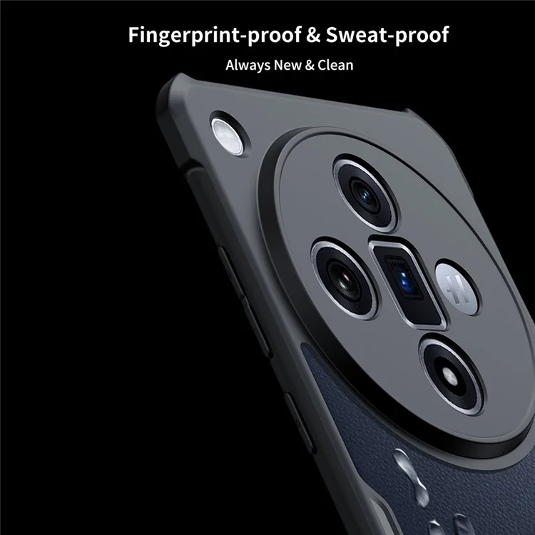 Compra por volumen XUNDD para Oppo Find X7 Ultra Funda magnética Funda protectora de teléfono TPU+Acrílico - Textura láser