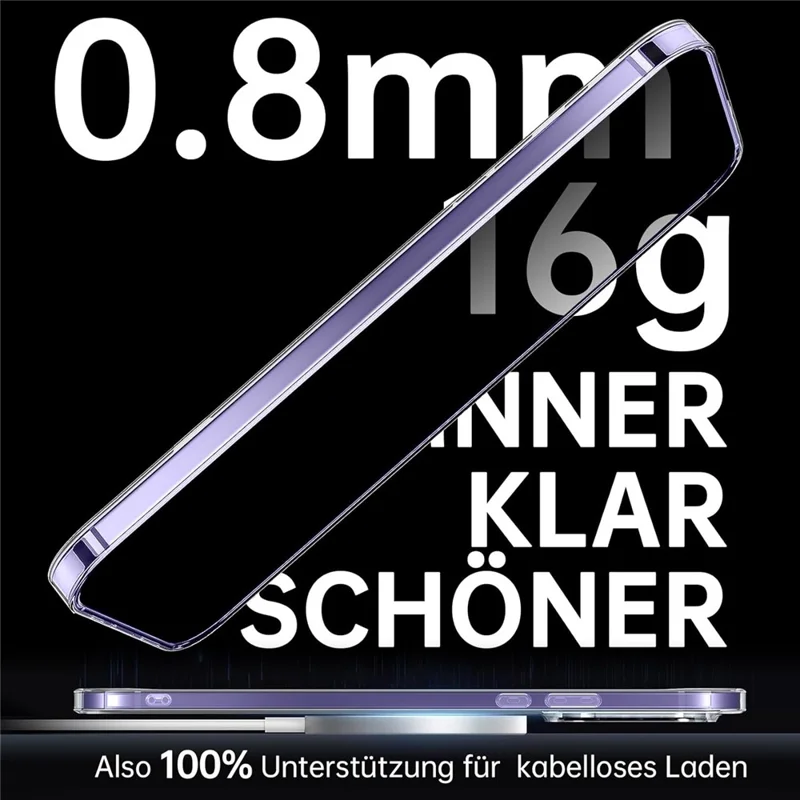 Per Samsung Galaxy S24+ TPU Phone Case Clear Anti-fingerprint Slim Cover