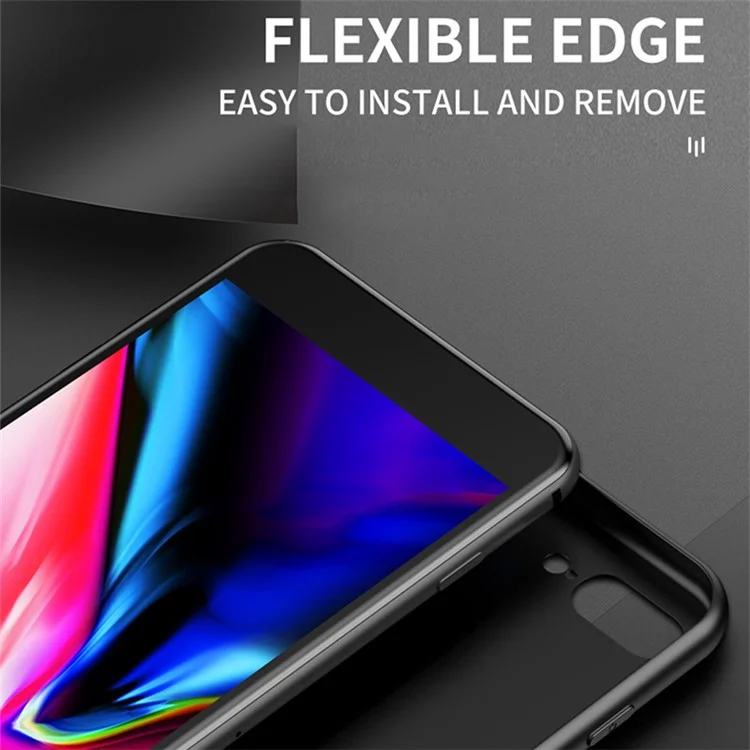 For Xiaomi Redmi K70E 5G / Poco X6 Pro 5G Tempered Glass Case Gradient Color Phone Cover - Gradient Black Grey