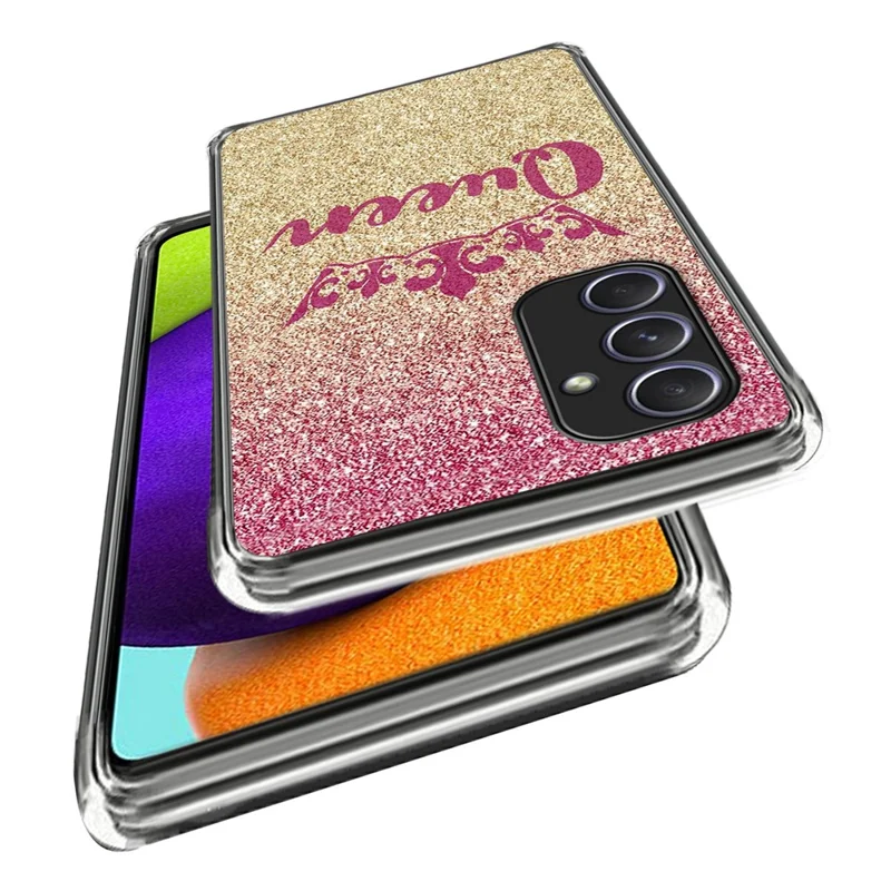 For Samsung Galaxy A54 5G Case Flexible TPU Phone Cover Pattern Printing - Shining Queen