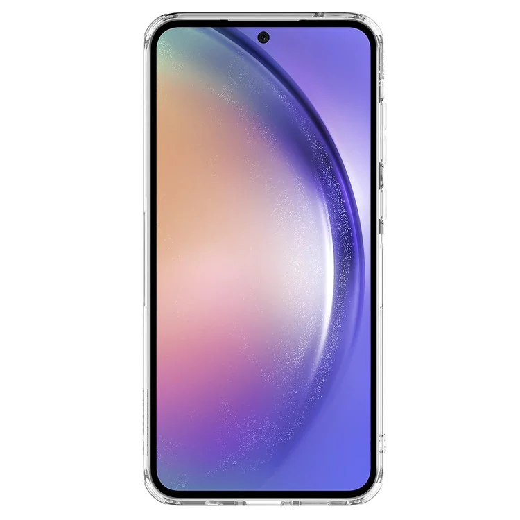 NILLKIN Pro Series per Samsung Galaxy A55 5G Case Ultra Clear TPU+PC Phone Cover Compatible con MagSafe