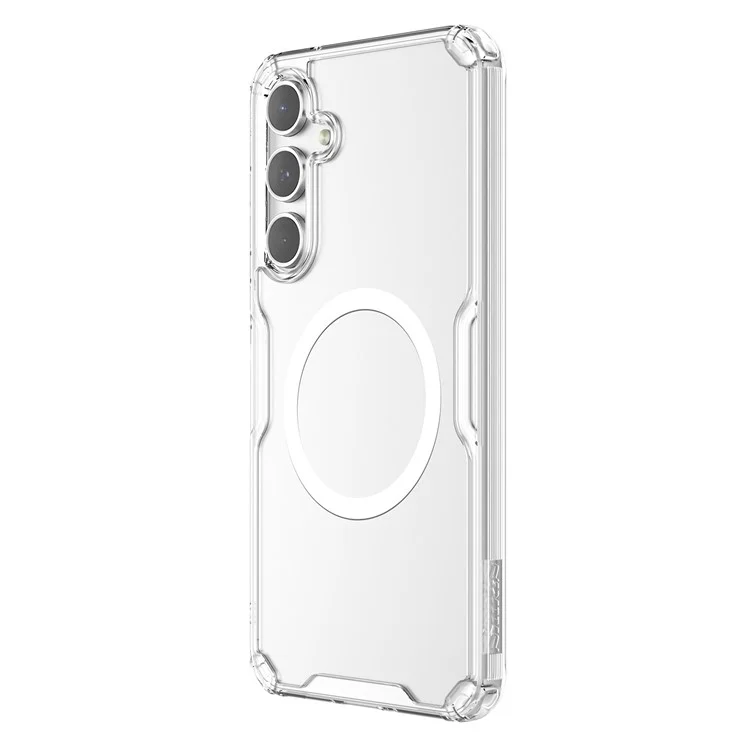 NILLKIN Pro Series per Samsung Galaxy A55 5G Case Ultra Clear TPU+PC Phone Cover Compatible con MagSafe