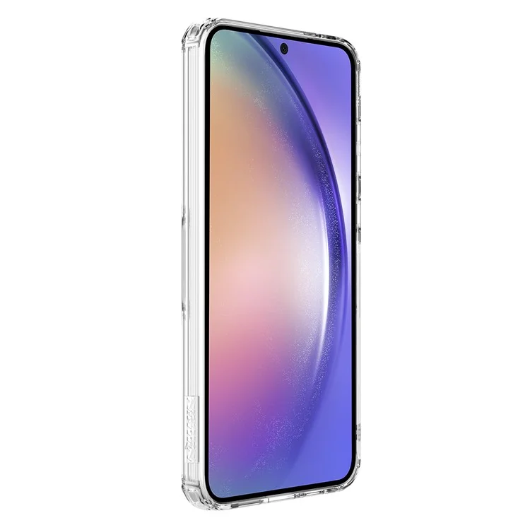 NILLKIN Pro Series per Samsung Galaxy A55 5G Case Ultra Clear TPU+PC Phone Cover Compatible con MagSafe