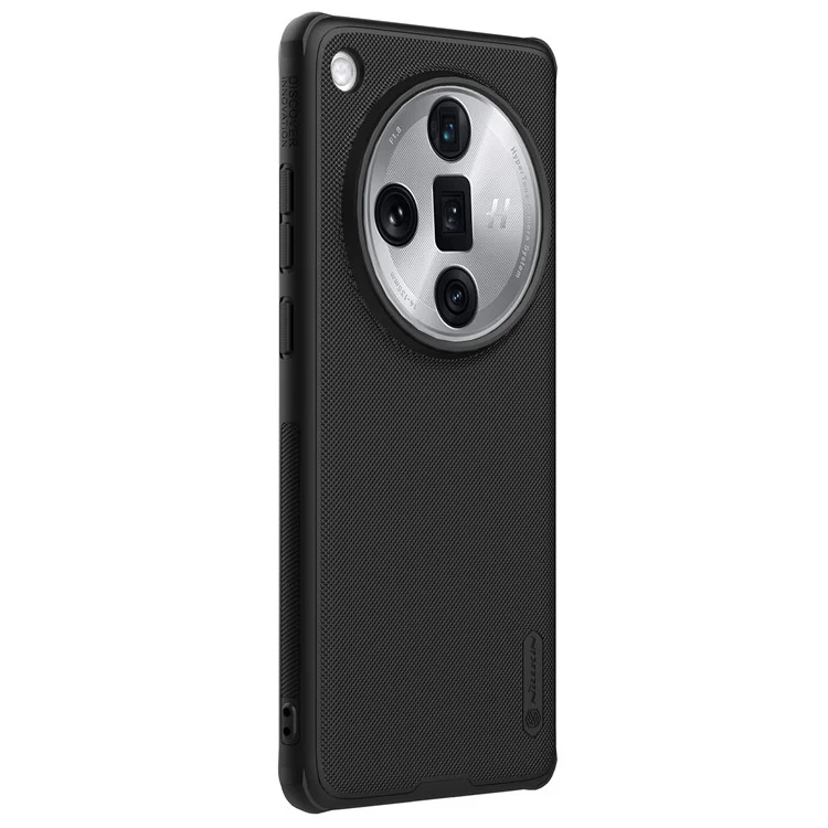 NILLKIN Frosted Shield Pro for Oppo Find X7 Ultra Magnetic Phone Case Hard PC+Soft TPU Cover - Black