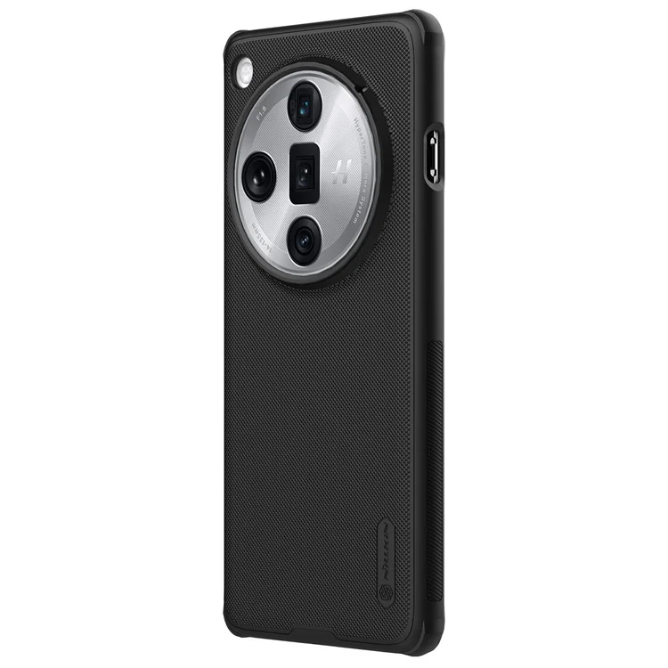 NILLKIN Frosted Shield Pro for Oppo Find X7 Ultra Magnetic Phone Case Hard PC+Soft TPU Cover - Black