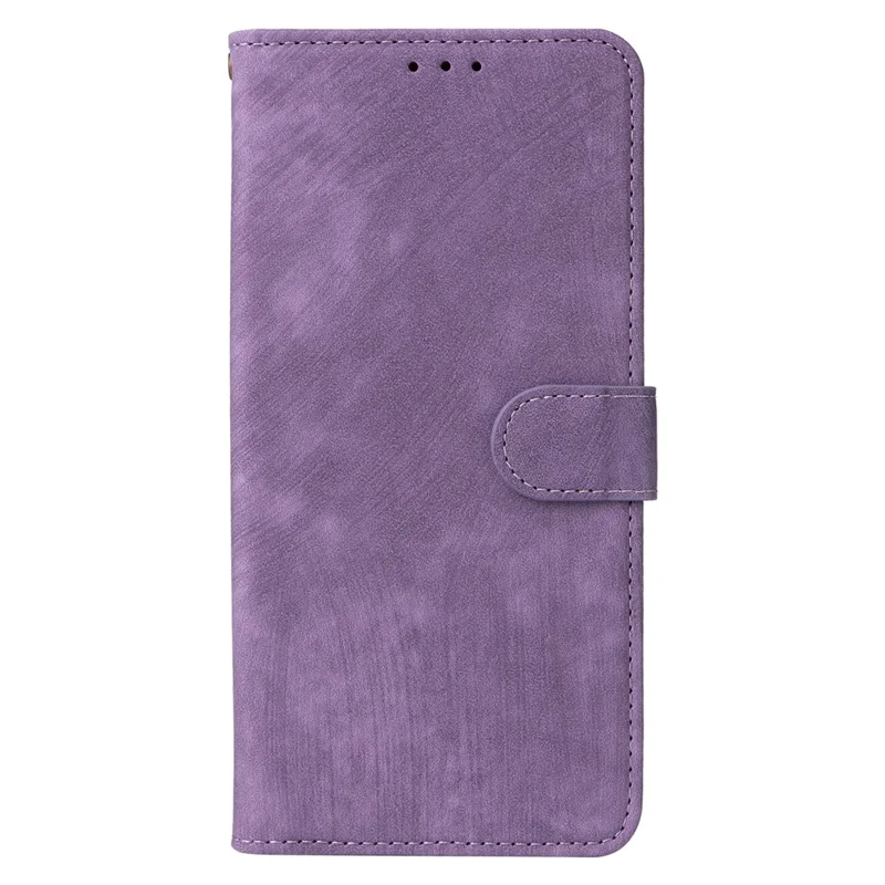 For Motorola Moto G45 5G / G34 5G Magnetic Phone Case RFID Blocking Leather Cover - Purple