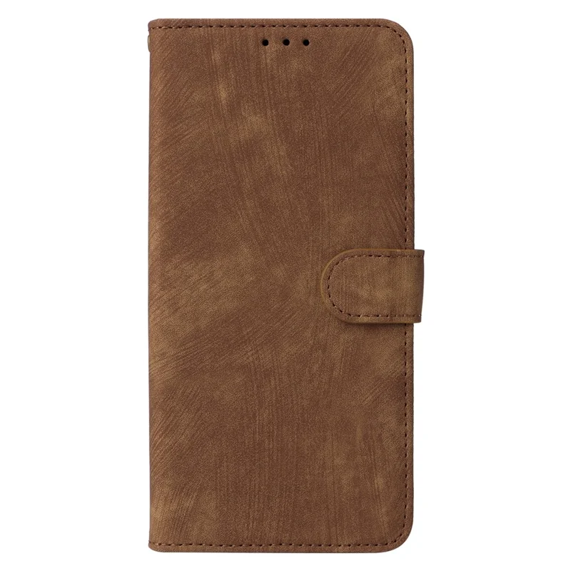 For Motorola Moto G45 5G / G34 5G Magnetic Phone Case RFID Blocking Leather Cover - Brown