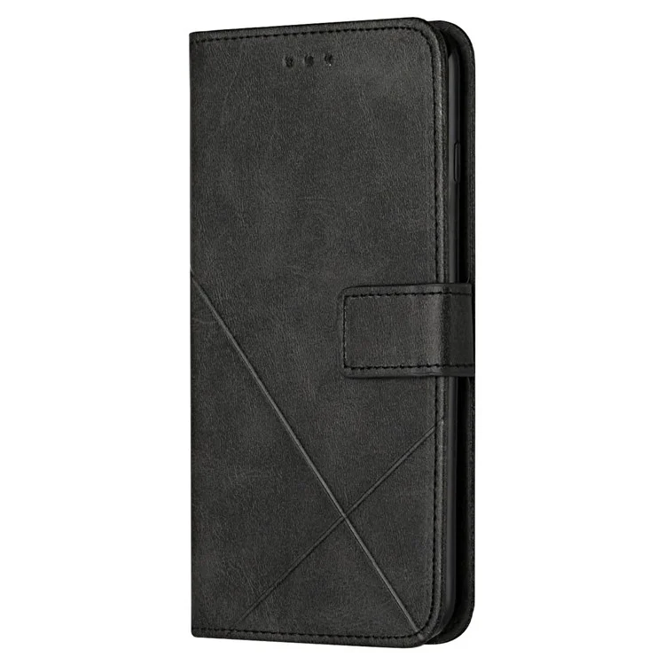 Para Samsung Galaxy A25 5G (Global) (161,0 x 76,5 x 8,3 mm) Capa de Telefone Impressa Cor Sólida Stand Case - Preto
