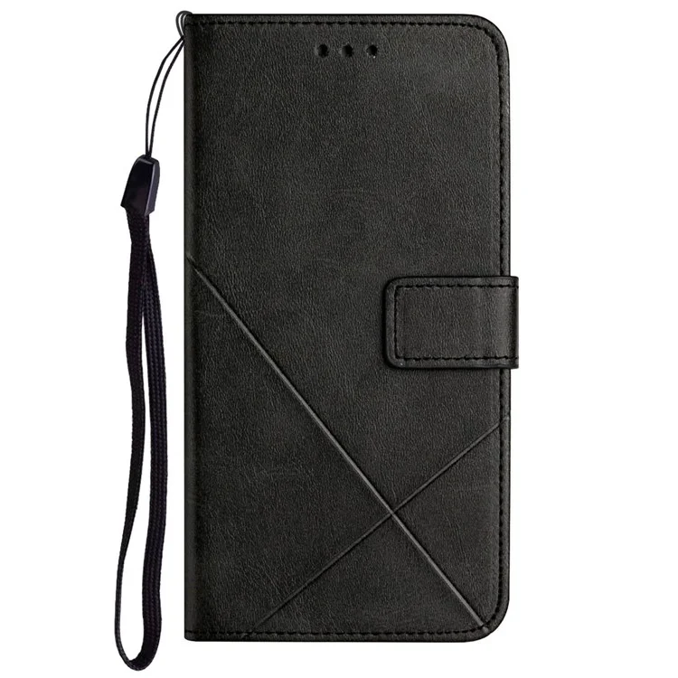 Para Samsung Galaxy A25 5G (Global) (161,0 x 76,5 x 8,3 mm) Capa de Telefone Impressa Cor Sólida Stand Case - Preto