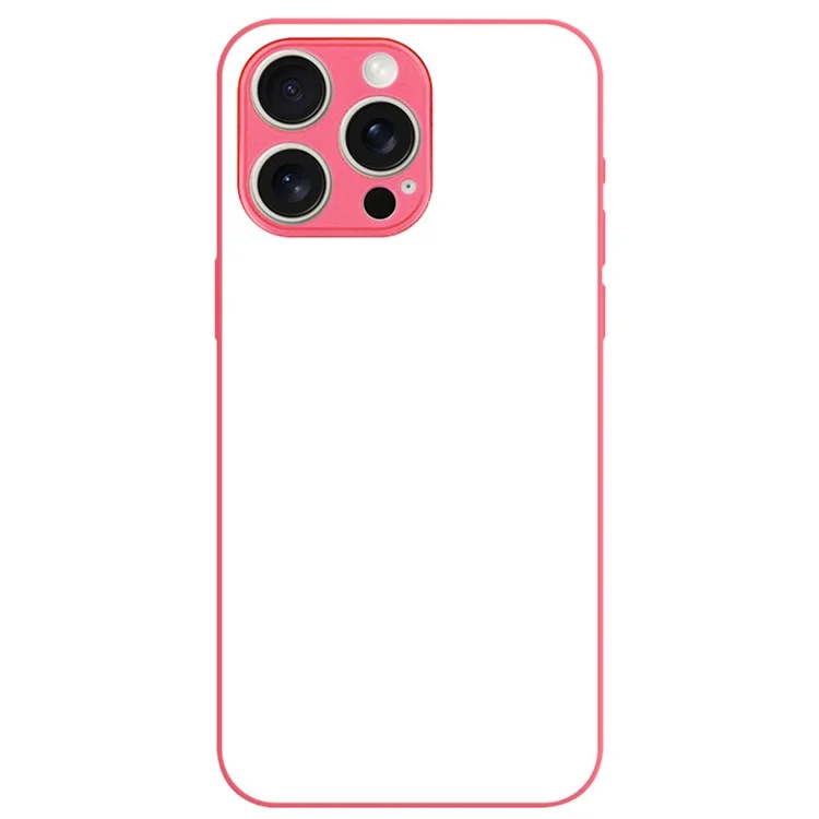 Bulk Purchasing For iPhone 15 Sublimation Phone Case TPU+PC Thermal Blank Printable DIY Cover - Rose