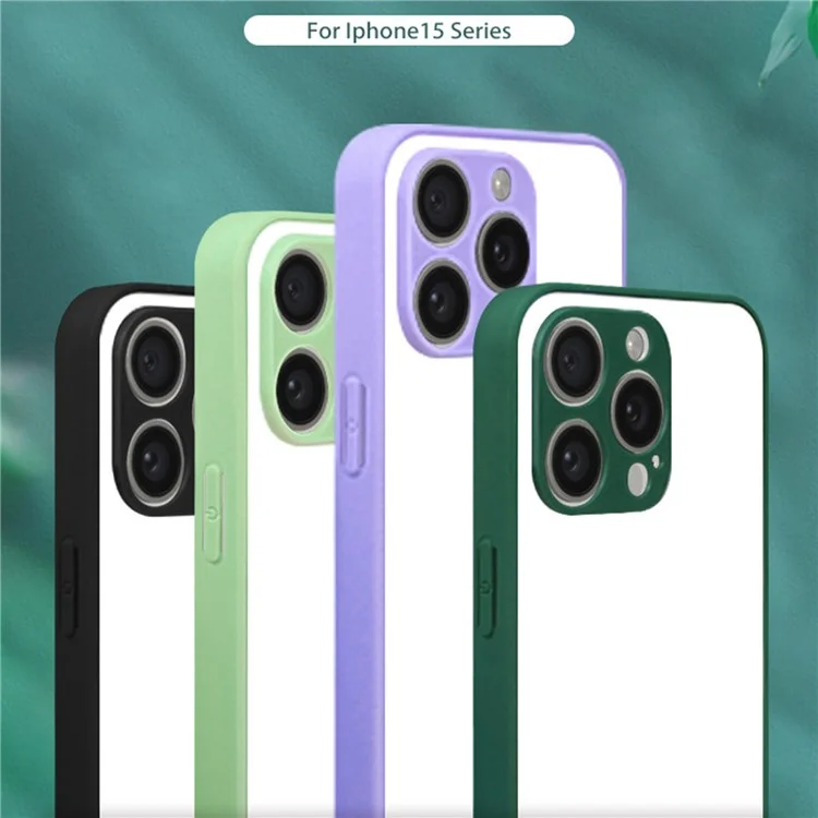 Bulk Purchasing For iPhone 15 Sublimation Phone Case TPU+PC Thermal Blank Printable DIY Cover - Rose
