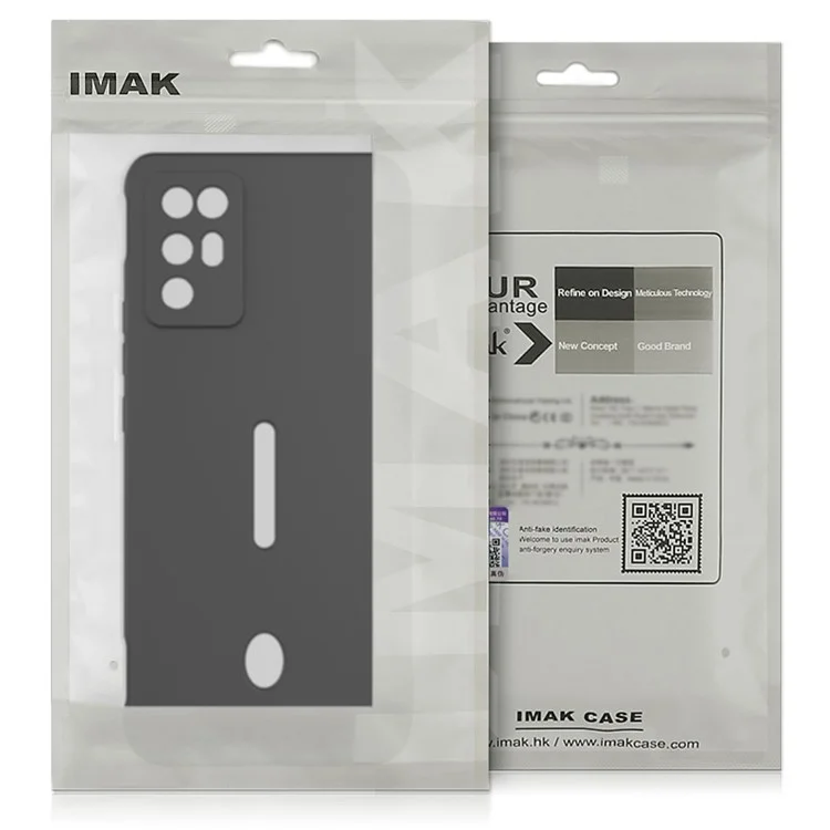 IMAK UC-4 Series for Honor Magic6 5G Case TPU Straight Edge Protective Back Cover - Black