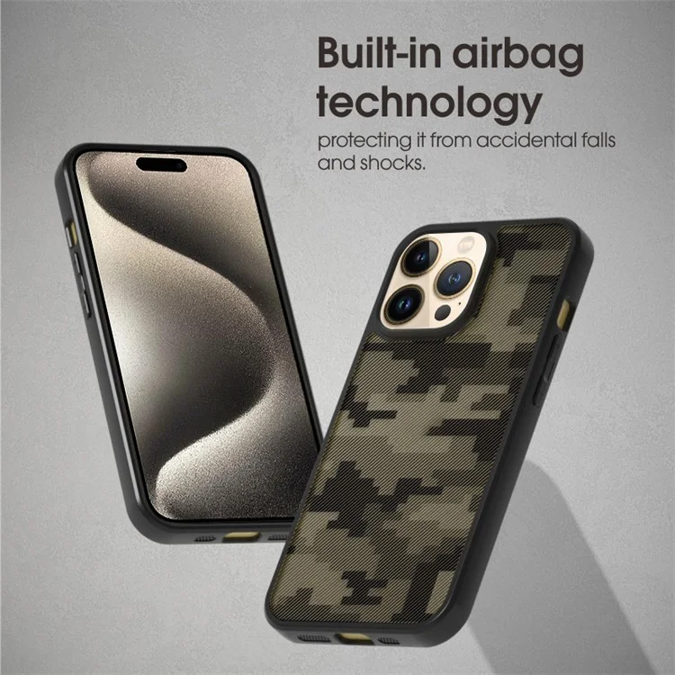 IBMRS Pour L'iphone 14 Pro Case de Protection Tpu + pc Tpu + pc - Camouflage