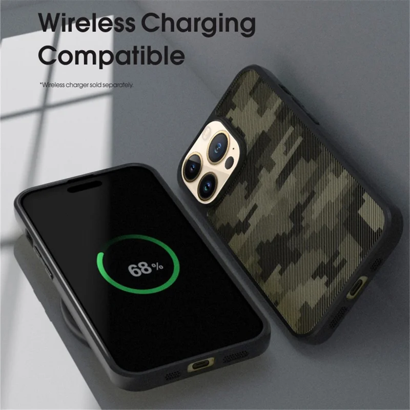 IBMRS For iPhone 14 Pro Case Shockproof TPU+PC Phone Protective Cover - Transparent Black