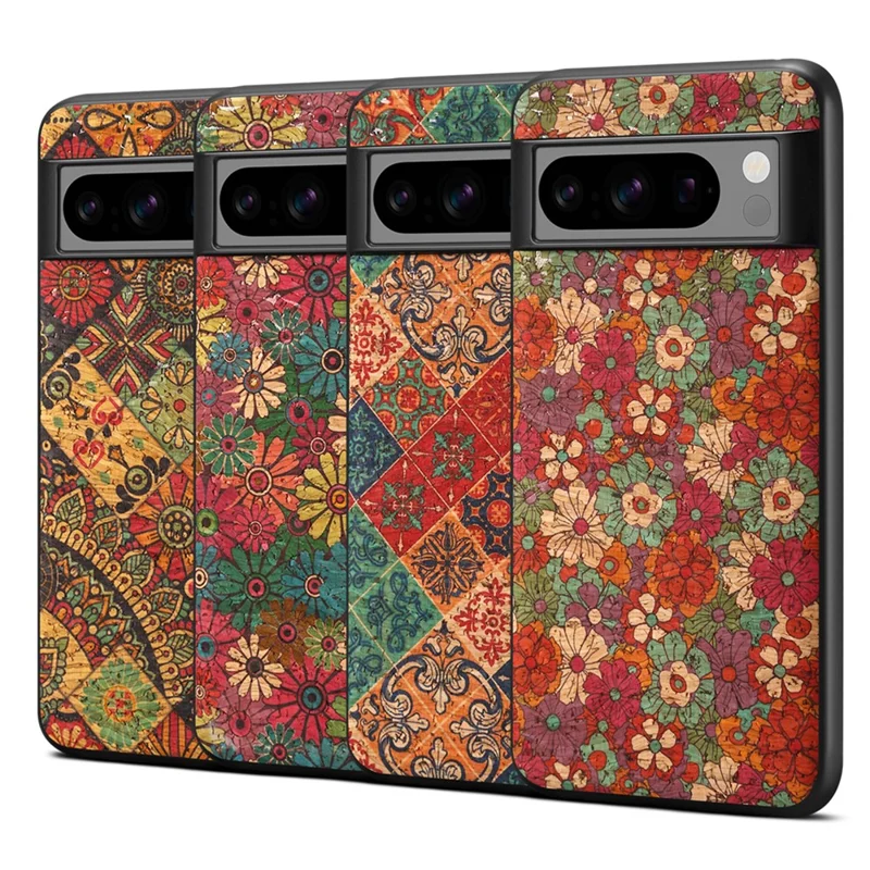 For Google Pixel 7a Case Flower Floral Pattern Design Phone Back Cover - Autumn / Yellow