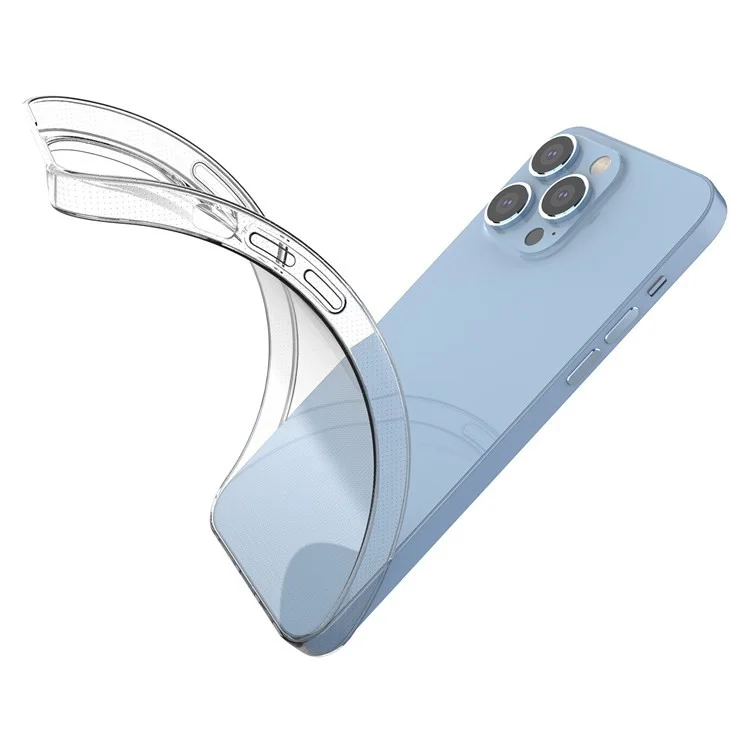 estuche tpu de bulkingurcing para iphone 7 / 8 / se (2020) / se (2022) cubierta de teléfono transparente 1.0 mm delgado