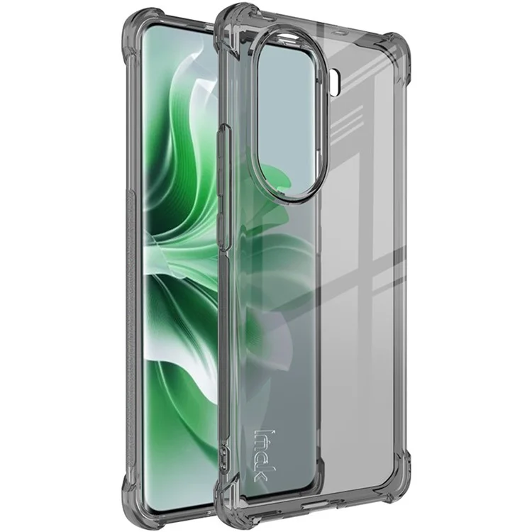IMAK Case for Oppo Reno11 5G (Global) Shell TPU Airbag Protection Phone Cover - Transparent Black
