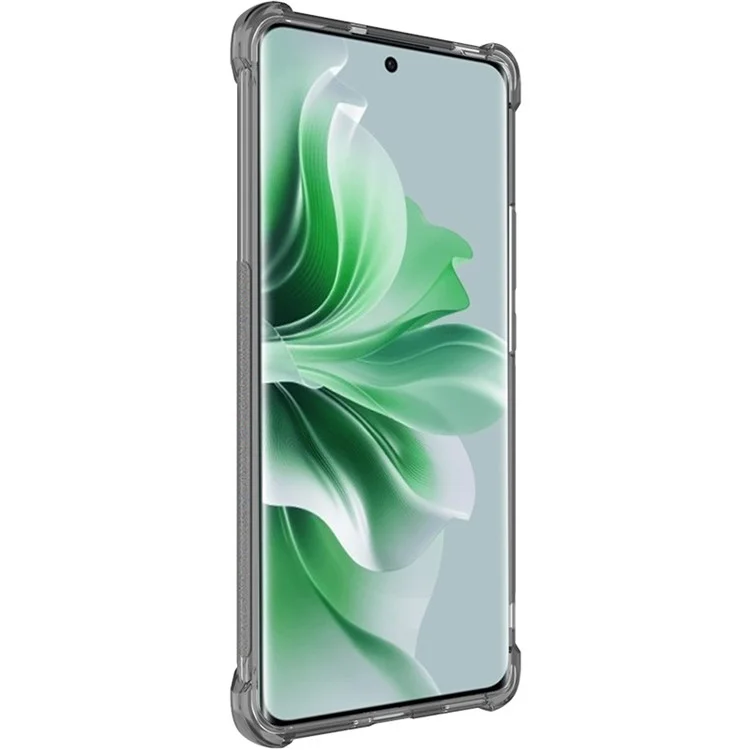 IMAK Case for Oppo Reno11 5G (Global) Shell TPU Airbag Protection Phone Cover - Transparent Black
