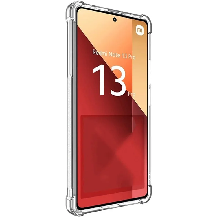 IMAK Pour Xiaomi Redmi Note 13 Pro 4G / Poco M6 Pro 4G Étui Antichoc TPU Coque de Téléphone - Transparent