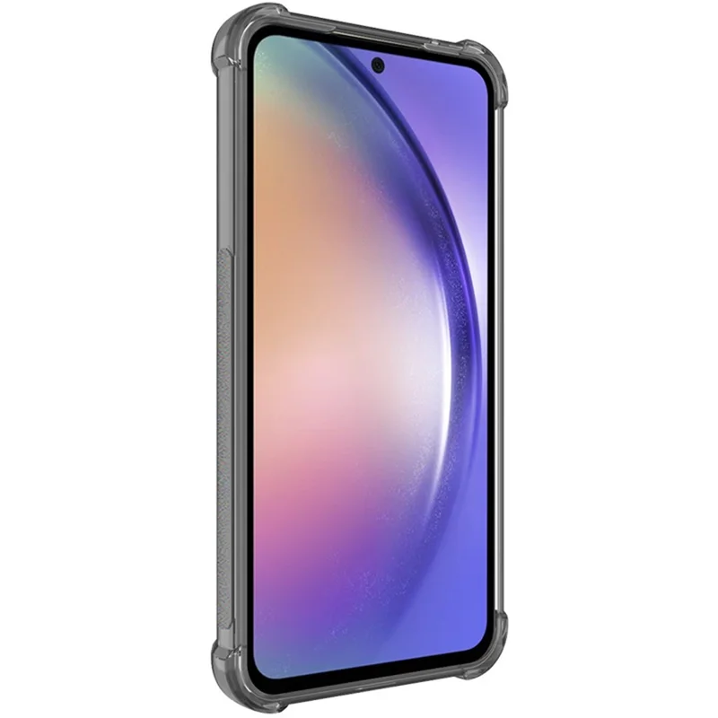 IMAK Custodia per Samsung Galaxy A35 5G Cover Antiurto TPU Guscio Telefono - Nero Trasparente