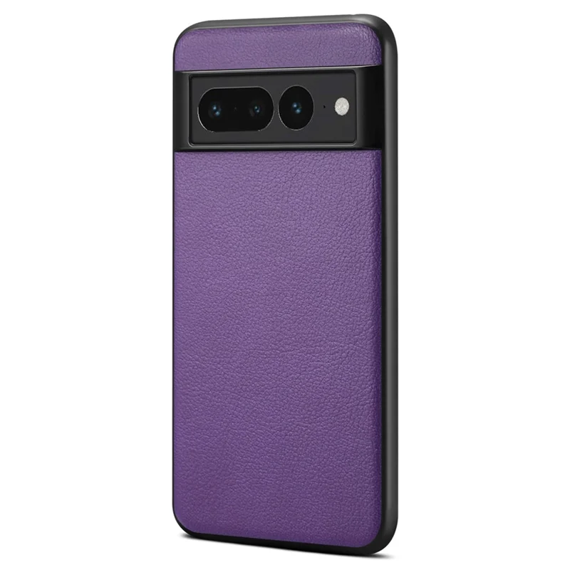 For Google Pixel 7 Pro 5G Case Calf Texture Anti-Scratch PU Leather Phone Back Cover - Green