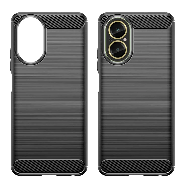 For Realme C67 4G Phone Cover Dustproof Anti-fingerprints TPU Case - Black