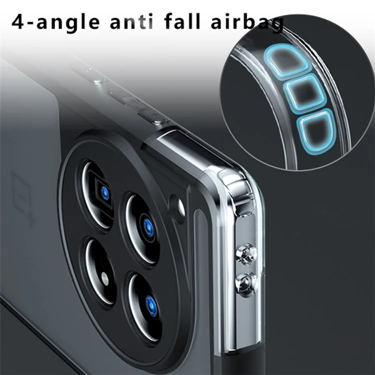 Für OnePlus 12 5G Frosted Case TPU+PC Airbag Schutz Handyhülle