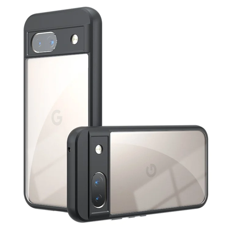 For Google Pixel 8a Case Clear TPU+PC Reinforced Corners Phone Shell