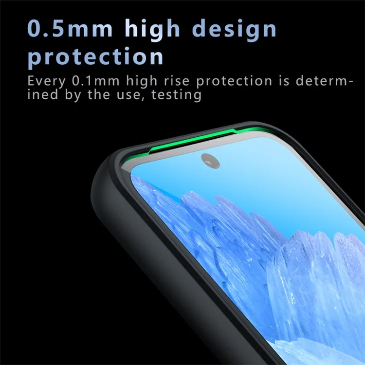 Чехол для Google Pixel 8a, прозрачный, TPU+PC, усиленные углы