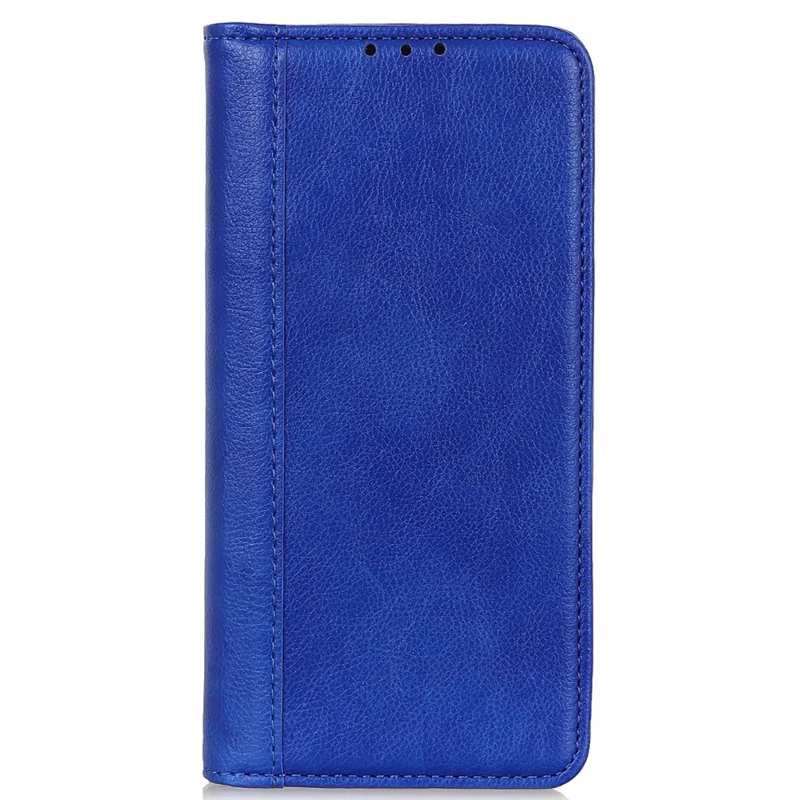 For Xiaomi Redmi K70E 5G / Poco X6 Pro 5G Case Wallet Split Leather Litchi Texture Phone Cover - Blue