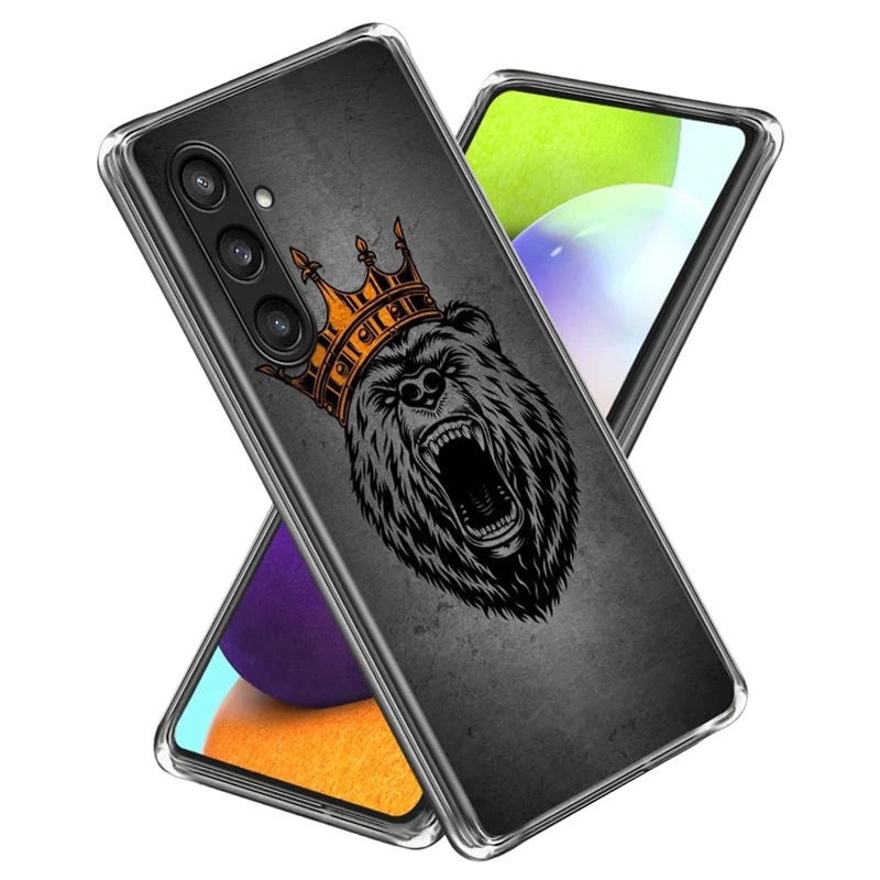 For Samsung Galaxy S24+ Shockproof Cover Soft TPU Pattern Printed Phone Case - Gorilla
