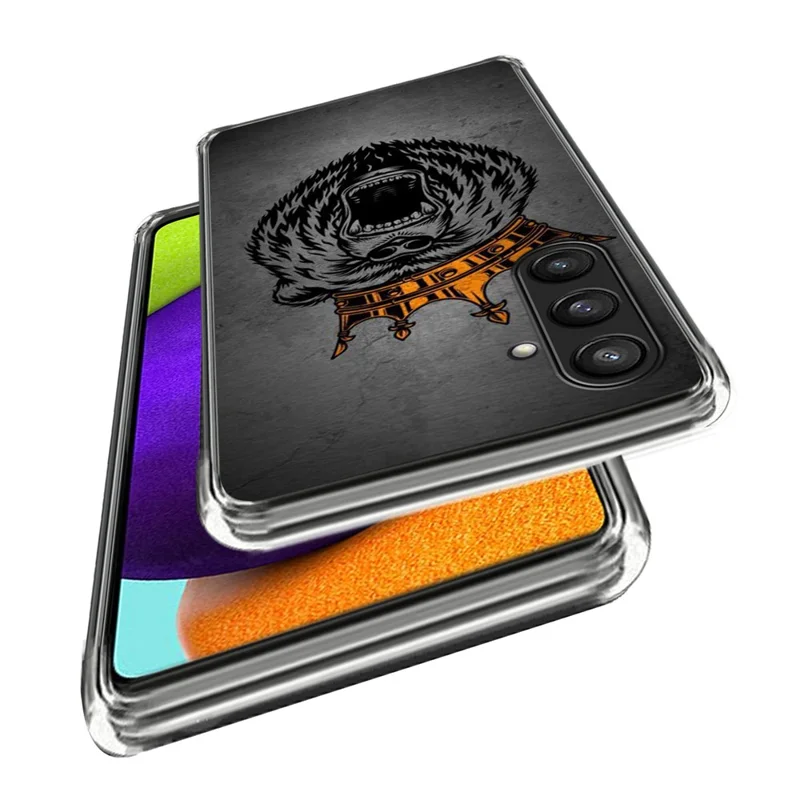 For Samsung Galaxy S24+ Shockproof Cover Soft TPU Pattern Printed Phone Case - Gorilla