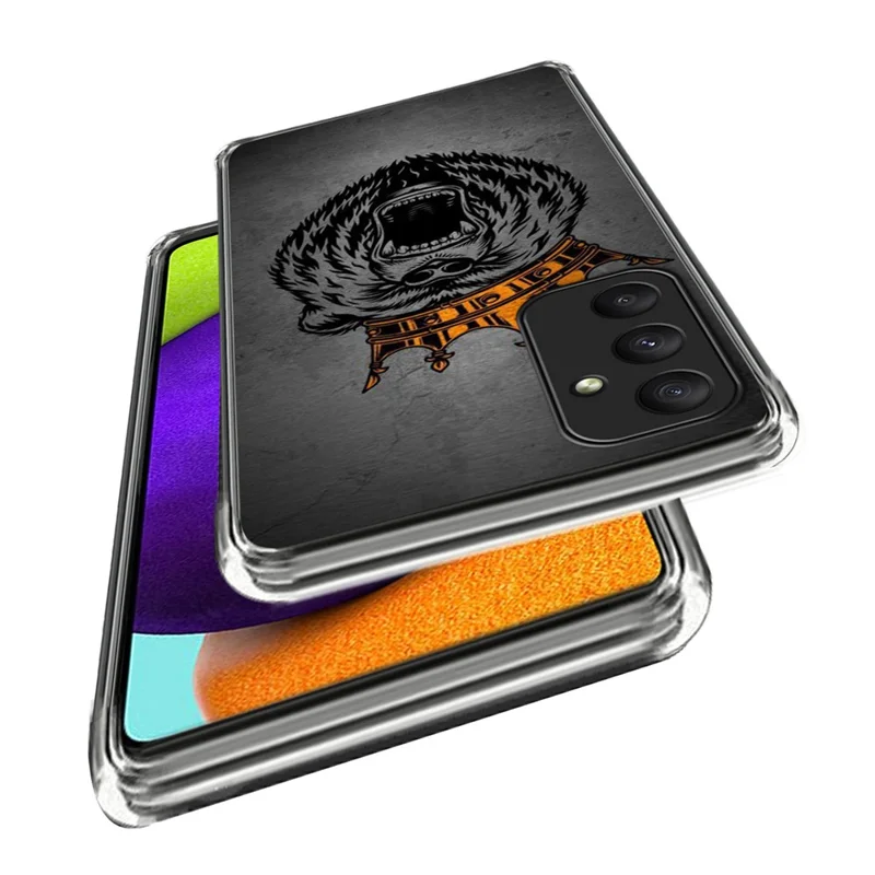 For Samsung Galaxy A55 5G Pattern Printing Case Thin Soft TPU Protection Phone Cover - Gorilla