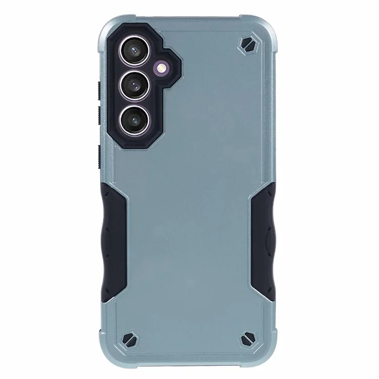 Pour Samsung Galaxy S23 FE Coque de téléphone portable PC+TPU résistante aux chocs - Vert