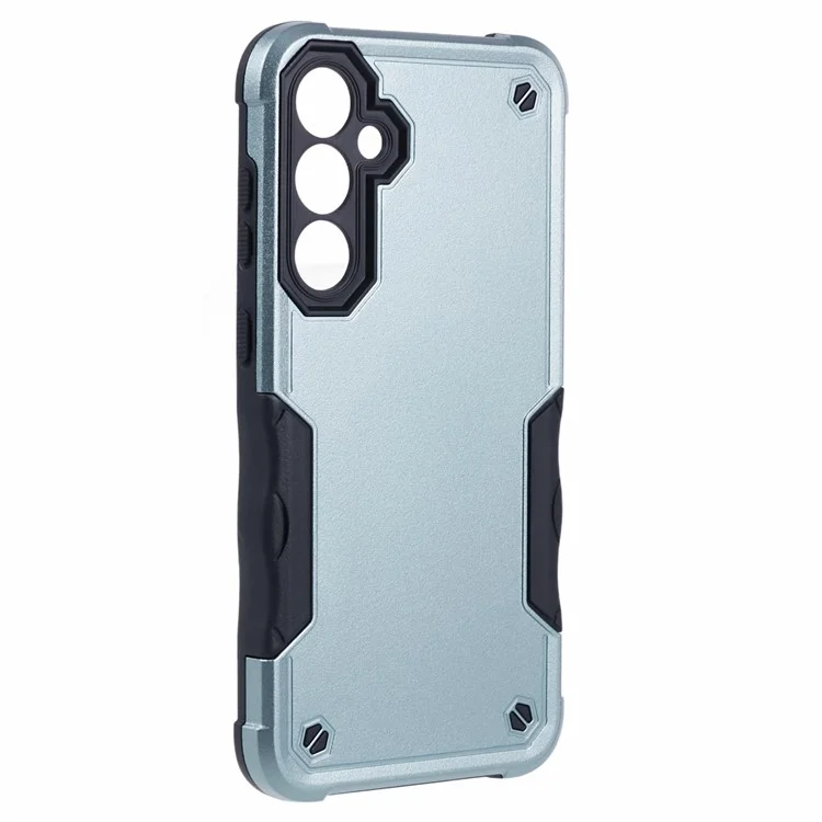 Pour Samsung Galaxy S23 FE Coque de téléphone portable PC+TPU résistante aux chocs - Vert