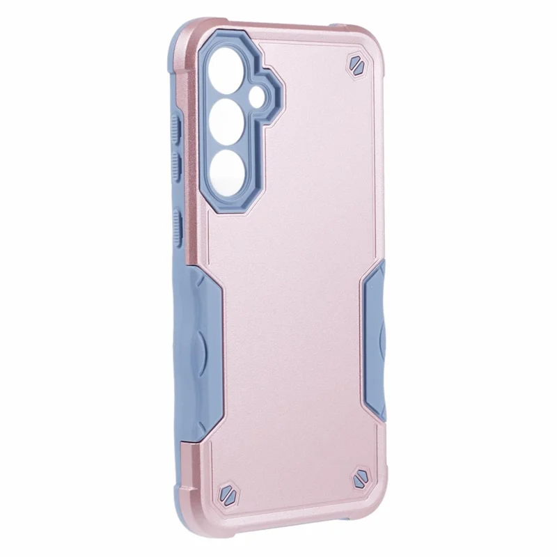 For Samsung Galaxy S23 FE Cell Phone Case PC+TPU Drop-resistant Cover - Rose Gold