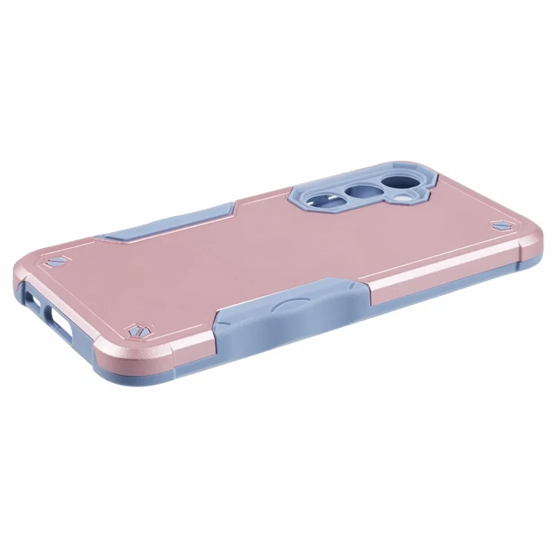For Samsung Galaxy S23 FE Cell Phone Case PC+TPU Drop-resistant Cover - Rose Gold