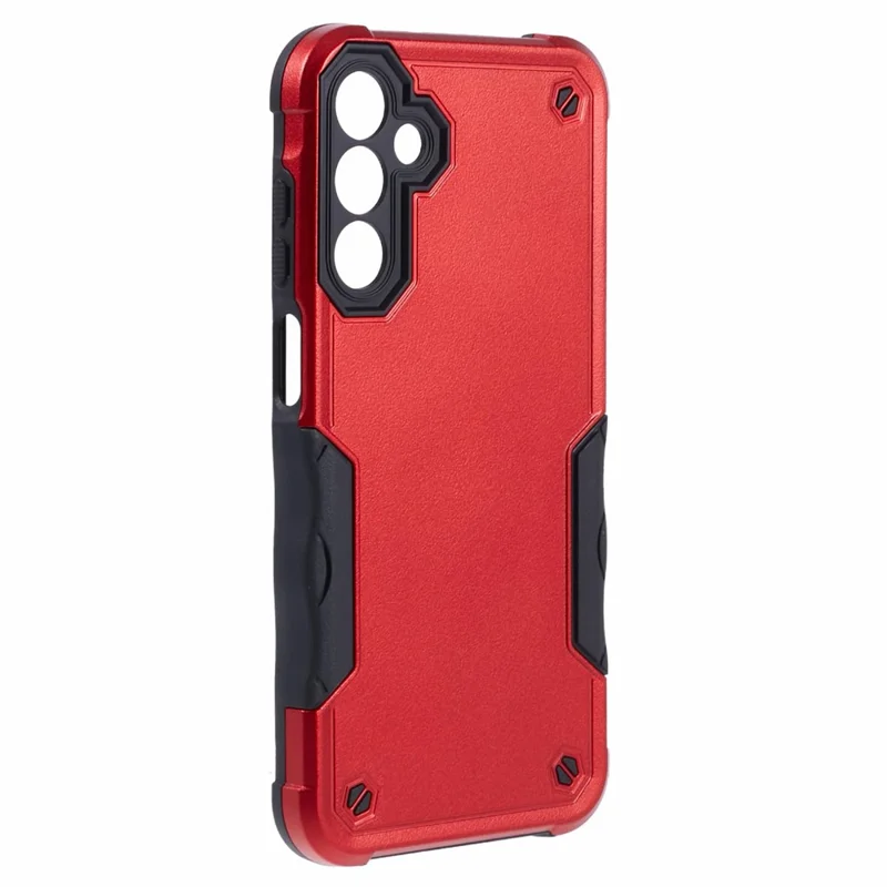 For Samsung Galaxy A25 5G (Global) (161.0 x 76.5 x 8.3mm) Case Drop-proof PC+TPU Back Shell - Red