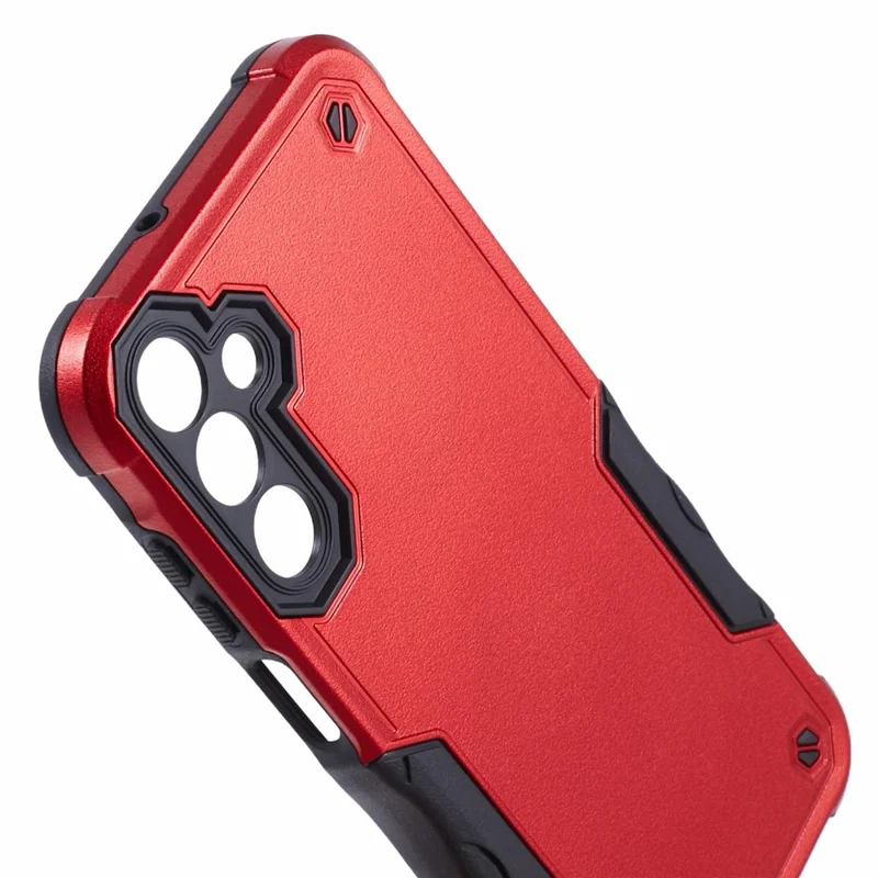 For Samsung Galaxy A25 5G (Global) (161.0 x 76.5 x 8.3mm) Case Drop-proof PC+TPU Back Shell - Red