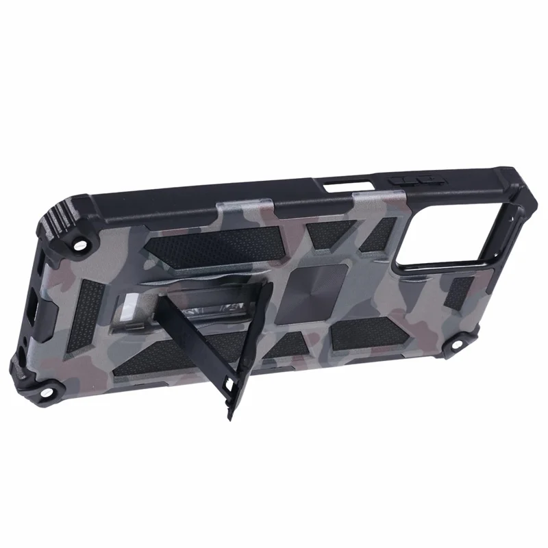 For Motorola Moto G 5G (2024) Cell Phone Case Camouflage Pattern Cover Fits Magnetic Car Mount - Army Green