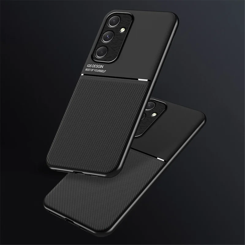 For Samsung Galaxy A25 5G (Global) (161.0 x 76.5 x 8.3mm) Phone Case PU+TPU+PC Mobile Cover - Blue