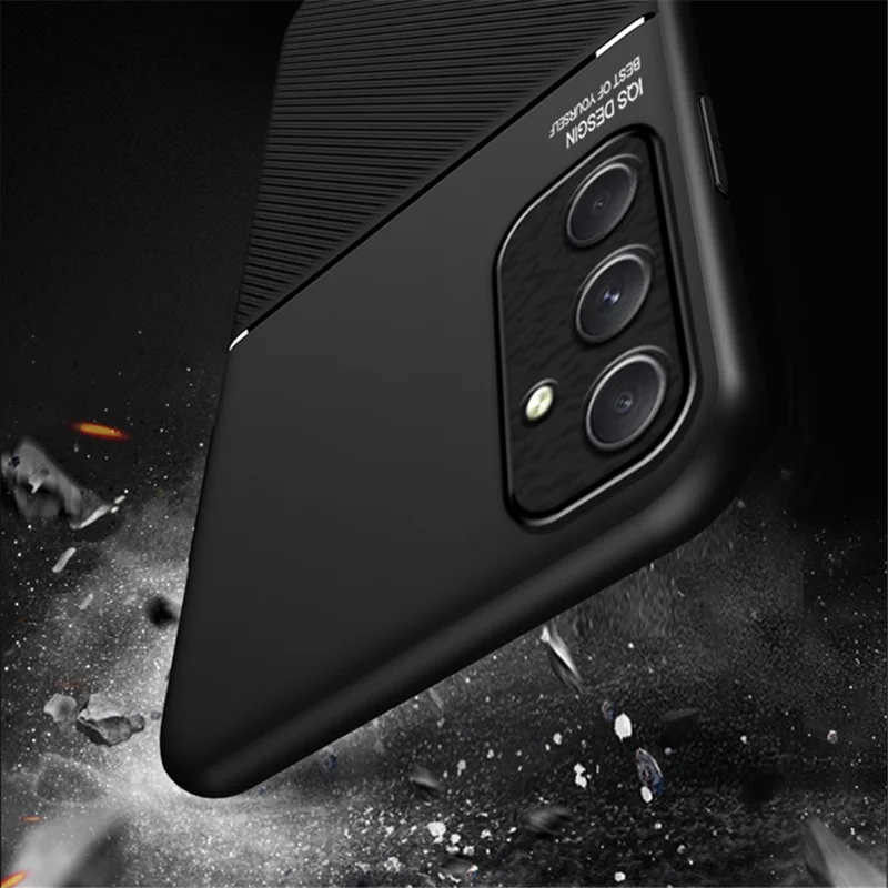 For Samsung Galaxy A25 5G (Global) (161.0 x 76.5 x 8.3mm) Phone Case PU+TPU+PC Mobile Cover - Blue